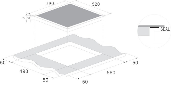 Варочная поверхность Candy CIS 642 SCTT, Черный №2