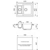 Кухонная мойка Gran-Stone GS-21  вариант - 2