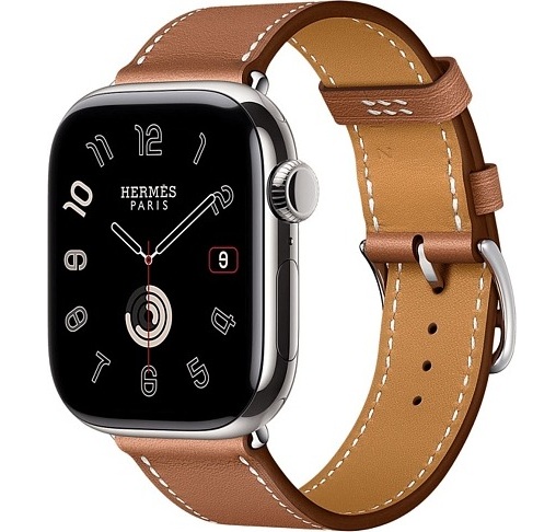 Умные часы Apple Watch Series 11 42 мм, Gold Titanium Case with Gold Milanese Loop, GPS + Cellular, Золотой детальное изображение - 3