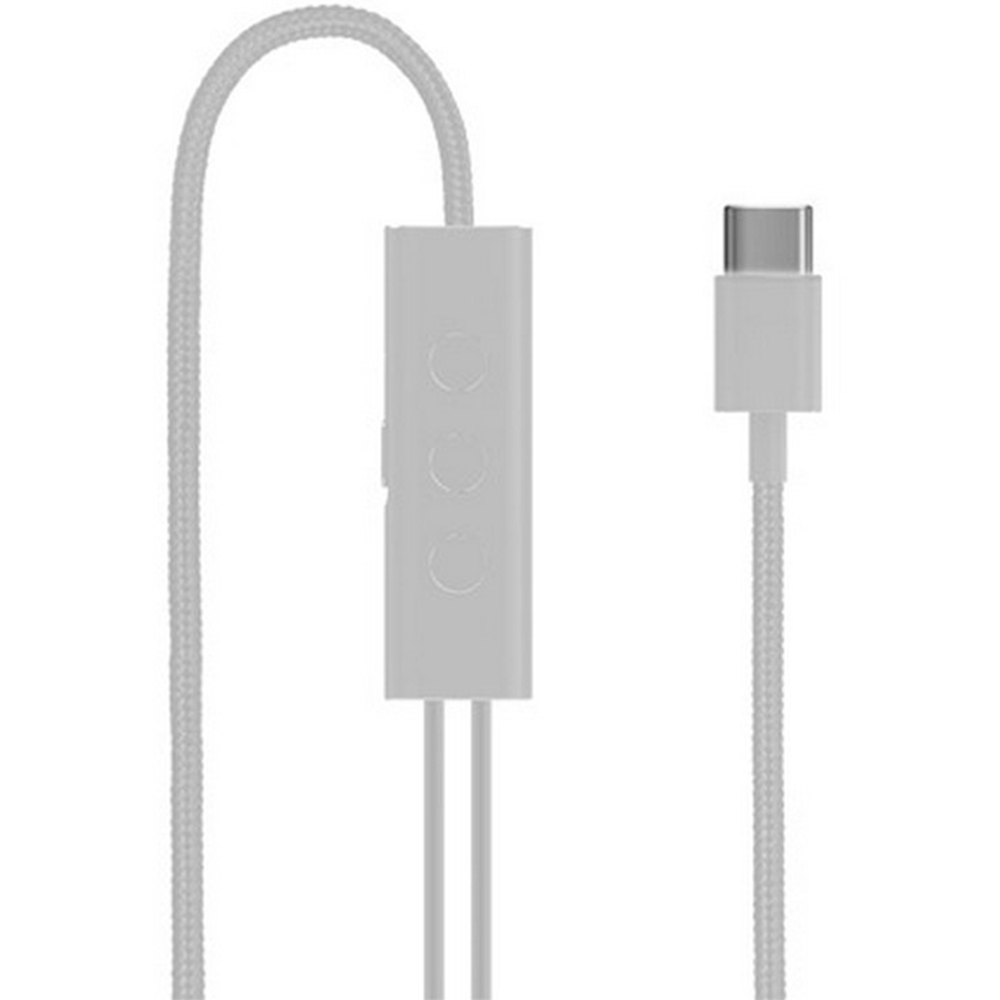 Проводные наушники Xiaomi Mi Denoise Earphone Type-C Edition, Белый детальное изображение - 3