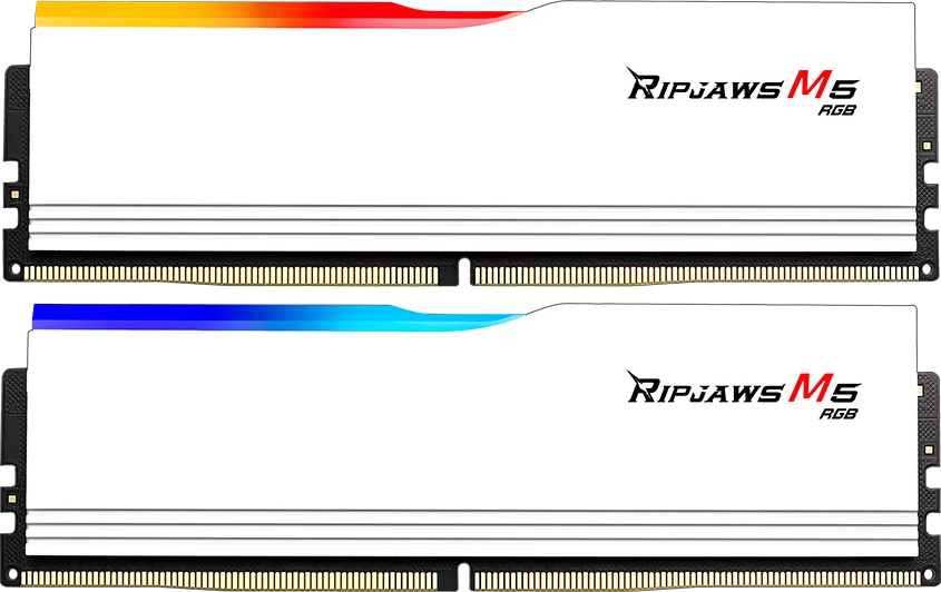 Оперативная память G.Skill Ripjaws M5 RGB DDR5 6000MHz, F5-6000J3040G32GX2-RM5RK, 2x32 Гб KIT, 64 Гб детальное изображение - 1