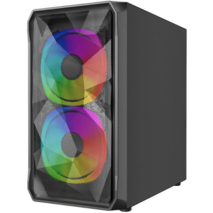 Корпус Powercase Mistral Micro A3B ARGB, Черный №2