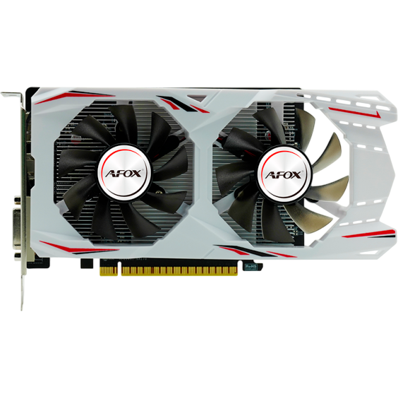 Видеокарта AFOX NVIDIA GeForce GTX 1050 Ti, AF1050TI-4096D5H7-V8, 4 ГБ, Белый детальное изображение - 2
