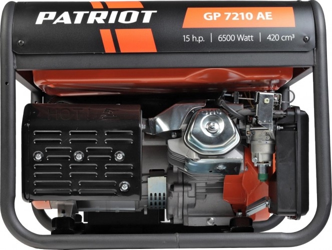 Генератор бензиновый PATRIOT GP 7210 AE 474101590, 6 кВт, Черный детальное изображение - 15