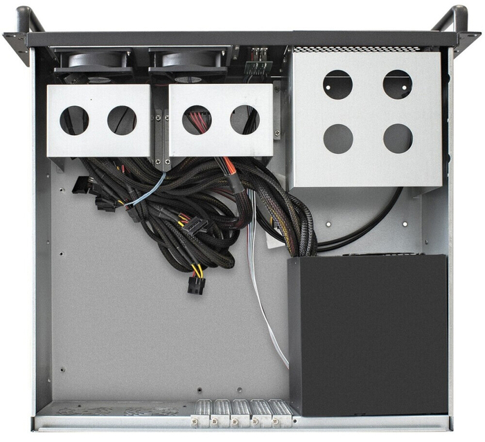 Серверный корпус ExeGate Pro 3U390-08/1100RADS, 1100 Вт, Черный №4