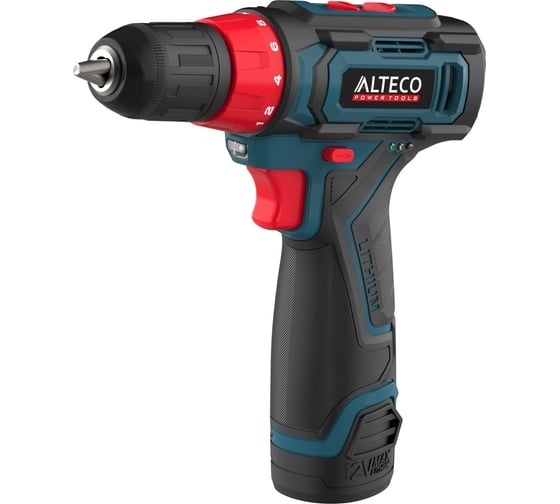 Аккумуляторная дрель шуруповерт ALTECO CD 12-23, 12 В, 23 Нм, 1.5 А·ч, 71390 детальное изображение - 1