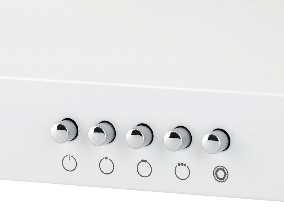 Вытяжка Krona ERMINA 500 white PB, Белый детальное изображение - 4