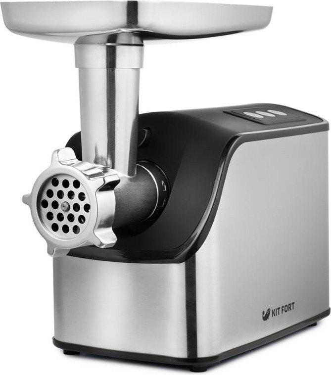 Мясорубка KITFORT КТ-2103, Серебряный детальное изображение - 1