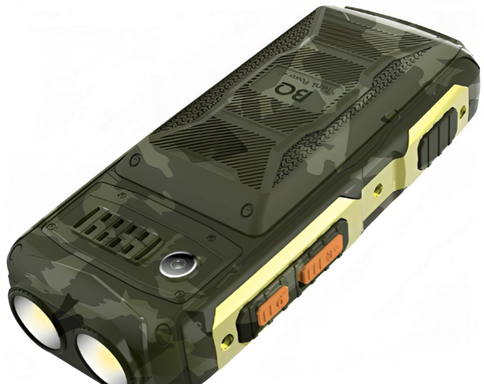 Мобильный телефон BQ 2410L Tank Power 4G, 256 Мб, Камуфляжный/Золотой, Dual mini-SIM №3