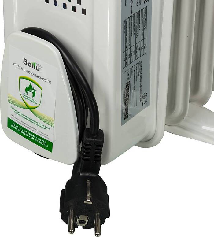 Масляный радиатор Ballu Comfort BOH CM-11WDN, Белый №7