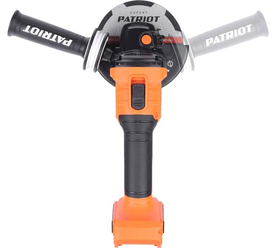 Углошлифовальная аккумуляторная машина Patriot AG 125L UES, 110303225, 125 мм, 7500 об/мин детальное изображение - 2