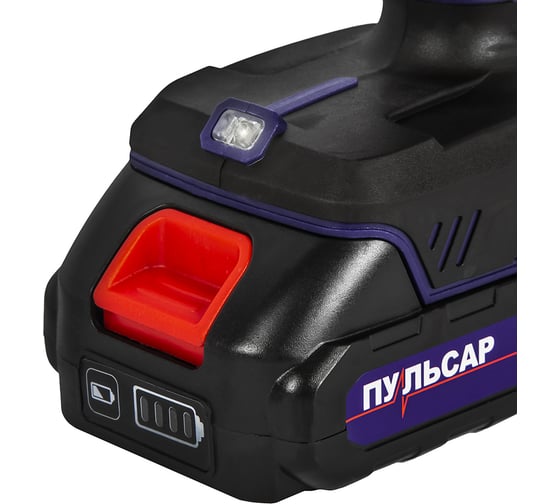 Дрель аккумуляторная безударная ПУЛЬСАР ДА 14-30 (Li-on, 2акк,кейс) 923-095, 14.4 В, 30 Нм, 2 А·ч детальное изображение - 4