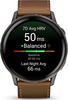 Смарт-часы Garmin Venu 4 45 мм, Темно-серый с коричневым кожаным ремешком вариант - 5