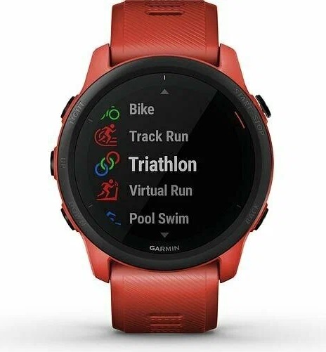 Смарт-часы Garmin Forerunner 745, 43.8 мм, Красный детальное изображение - 4