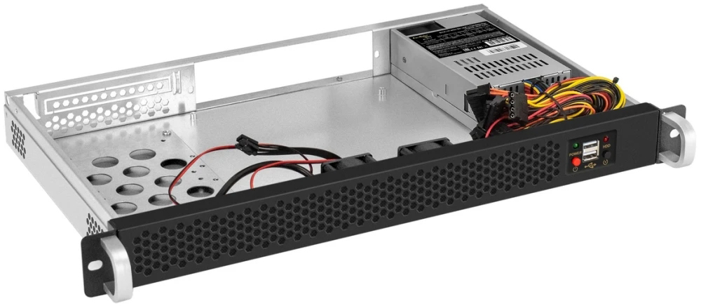 Серверный корпус ExeGate Pro 1U255-01/F250S, 250 Вт, Черный детальное изображение - 2