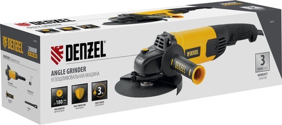 Угловая шлифовальная машина DENZEL AG180-2000 26912, 180 мм, 8500 об/мин, 2000 Вт детальное изображение - 14