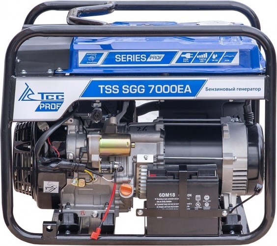 Генератор бензиновый ТСС SGG 7000EA 030020, 7 кВт, Синий детальное изображение - 3