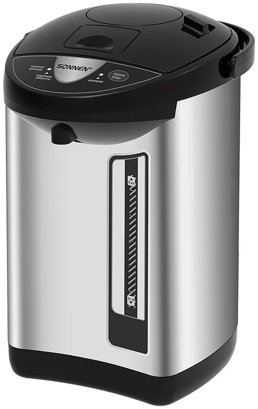 Термопот Sonnen TP-50, 5 л, 900 Вт, Черный детальное изображение - 1