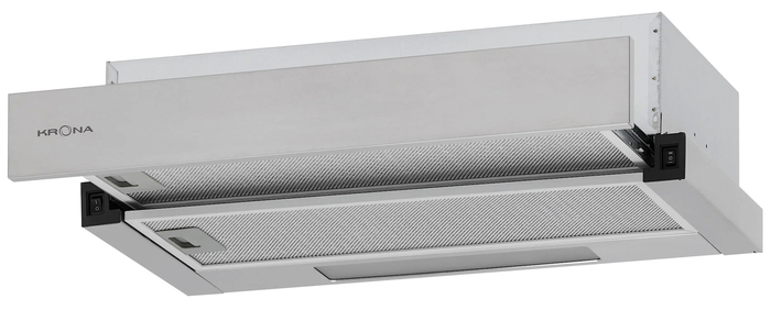 Вытяжка Krona KAMILLA R 600 inox, Нержавеющая сталь (2 мотора) №1