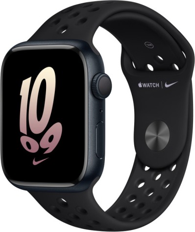 Умные часы Apple Watch Series 8 Nike Sport Band Aluminum Case,41 мм, Темная ночь детальное изображение - 1
