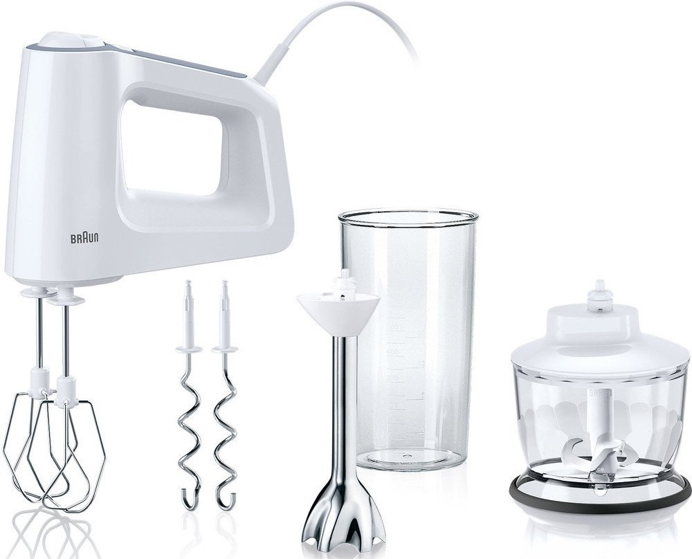 Миксер Braun MultiMix 3 HM3137, Белый детальное изображение - 1