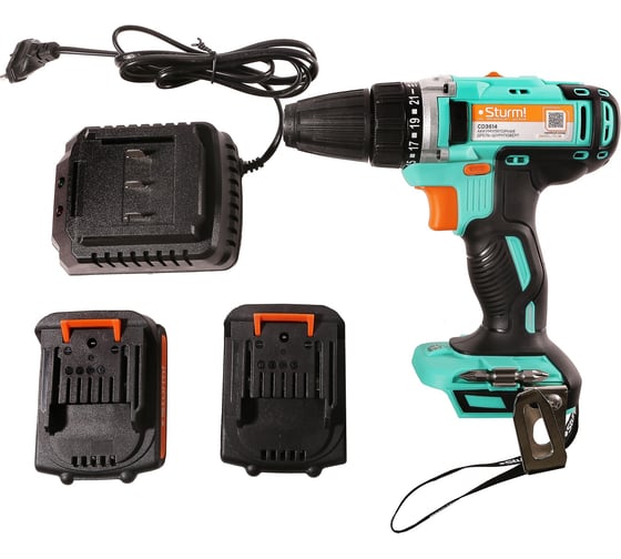 Аккумуляторный шуруповерт Sturm CD3614, 14 В, 28 Нм, 2 А·ч детальное изображение - 2