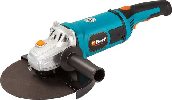 Угловая шлифовальная машина BORT BWS-2500-S-230 93725792, 230 мм, 6500 об/мин, 2400 Вт детальное изображение - 1