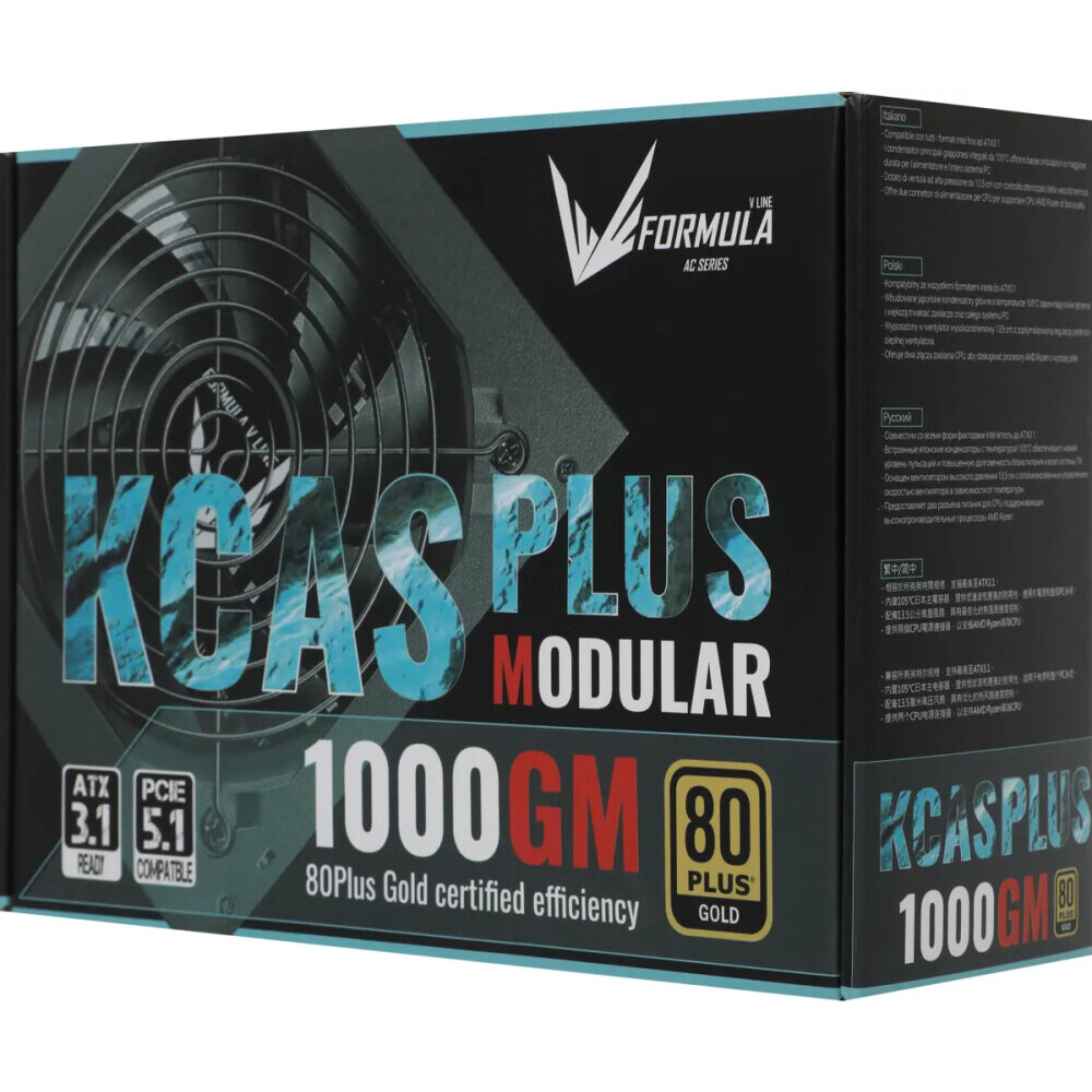 Блок питания Formula KCAS PLUS 1000GM, 1000 Вт детальное изображение - 7