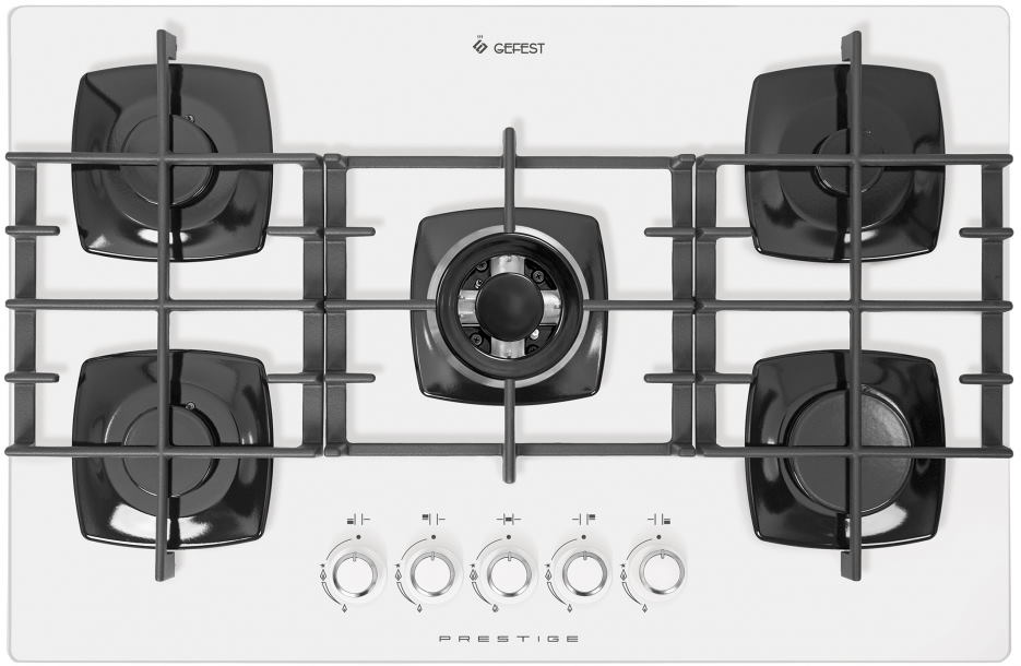 Газовая варочная панель Gefest CH 2340 K12, Белый детальное изображение - 1