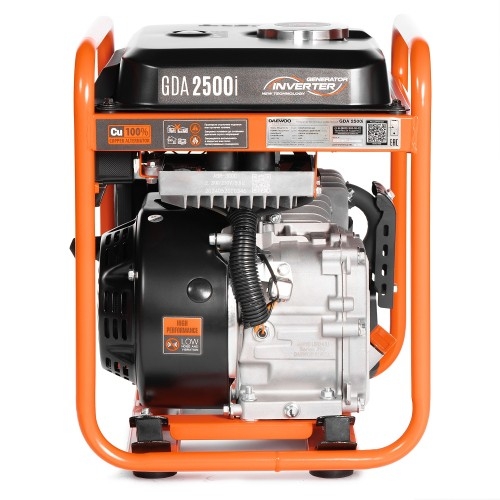 Генератор бензиновый DAEWOO GDA 2500i, 2.2 кВт, Оранжевый детальное изображение - 4