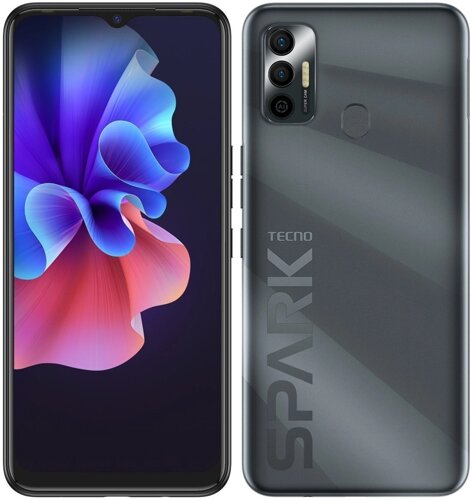 Смартфон Tecno SPARK 7 128 Гб, Черный, nano-SIM детальное изображение - 2