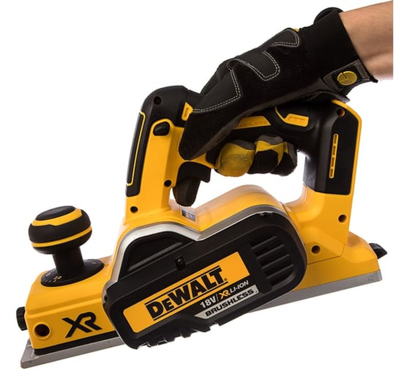 Электрический рубанок DEWALT DCP580N, 600 Вт,  Желтый детальное изображение - 6