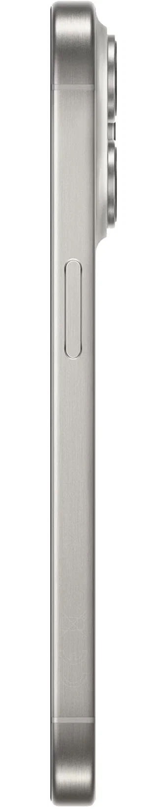Смартфон Apple iPhone 15 Pro Max 1 ТБ, Белый титан, Dual eSIM детальное изображение - 6
