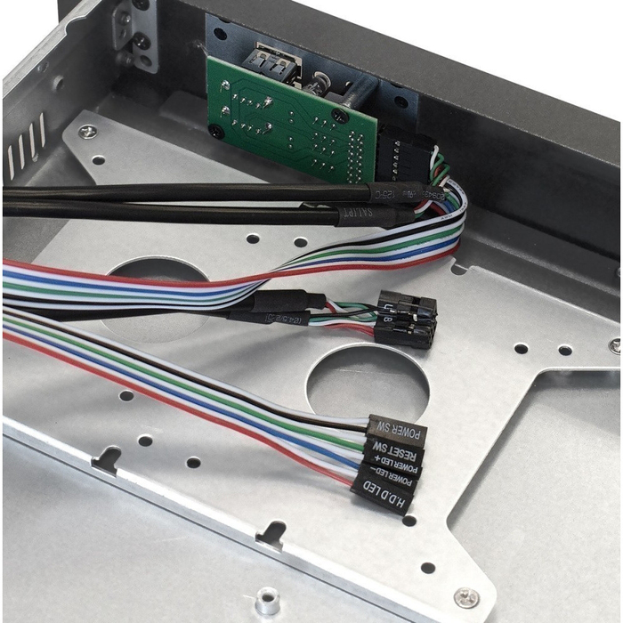 Серверный корпус ExeGate Pro 1U390-01, без БП, Черный №8