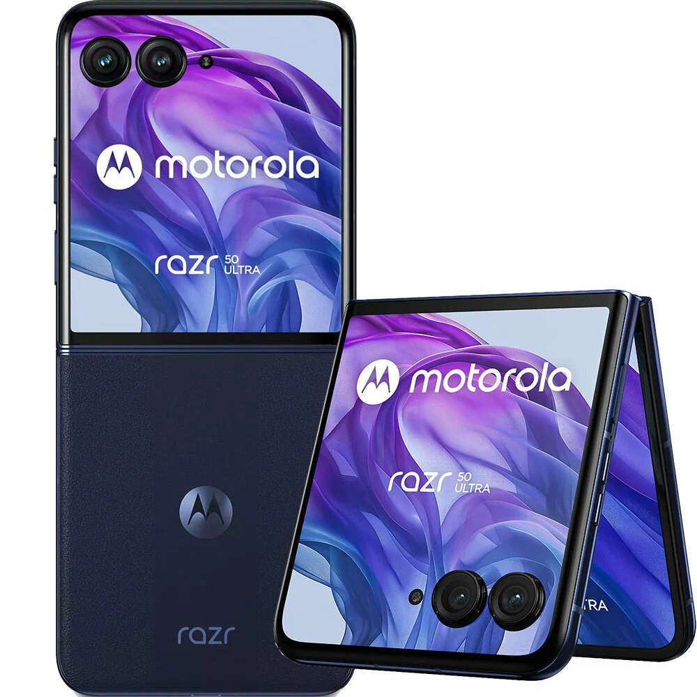 Смартфон Motorola Razr 50 Ultra 256 Гб, синий, Dual nano SIM + eSIM детальное изображение - 3