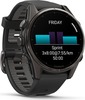 Смарт-часы Garmin Fenix 8 AMOLED Sapphire DLC, 43 мм, угольно-черный, пепельно-серый ремешок вариант - 3