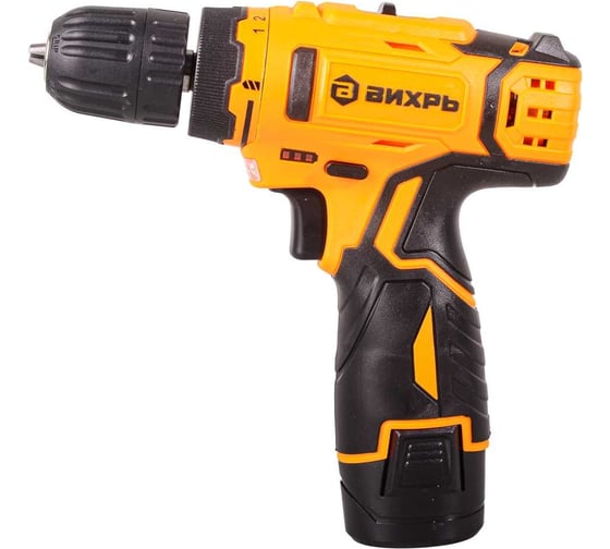 Аккумуляторная дрель-шуруповерт Вихрь ДА-12Л-2 72/14/14, 30 Нм, 12 В детальное изображение - 9