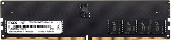 Оперативная память Foxline OEM DDR5 4800MHz, FL4800D5U40-32G, 32 Гб №1