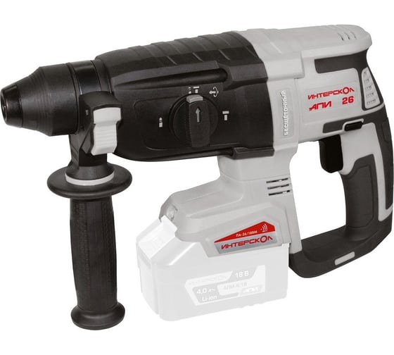 Бесщеточный аккумуляторный перфоратор Интерскол ПА-26/18ВМ SDS plus, Li-ion АПИ кейс, без аккумуляторов и ЗУ 731.0.0.70, 2,8 Дж, 5300 уд/мин детальное изображение - 1