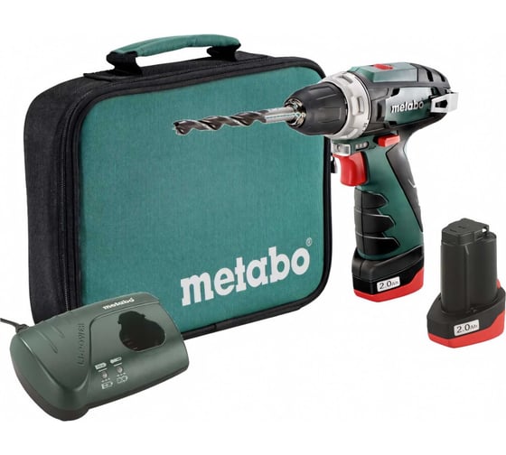 Аккумуляторный винтоверт Metabo PowerMaxx BS 600079550, 12 В детальное изображение - 2