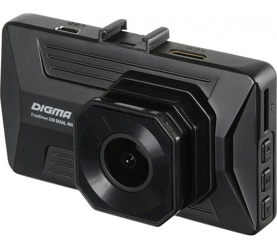 Видеорегистратор DIGMA GP6248 FreeDrive 208 DUAL Night FHD, 2-х канальный, 1920x1080 Full HD dpi, MicroSD, 32 ГБ, Черный детальное изображение - 7