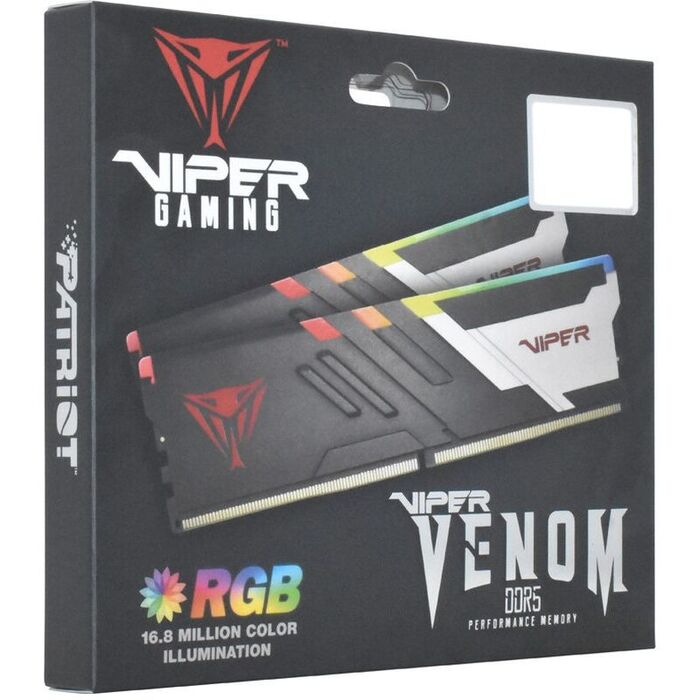Оперативная память Patriot Viper Venom RGB DDR5 6000MHz, PVVR532G600C30K, 2x16 Гб KIT, 32 Гб №10