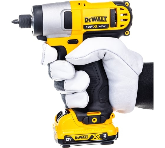 Аккумуляторный импульсный шуруповерт DeWALT DCF815D2-QW, 12 В, 107 Нм, 2 А·ч детальное изображение - 5