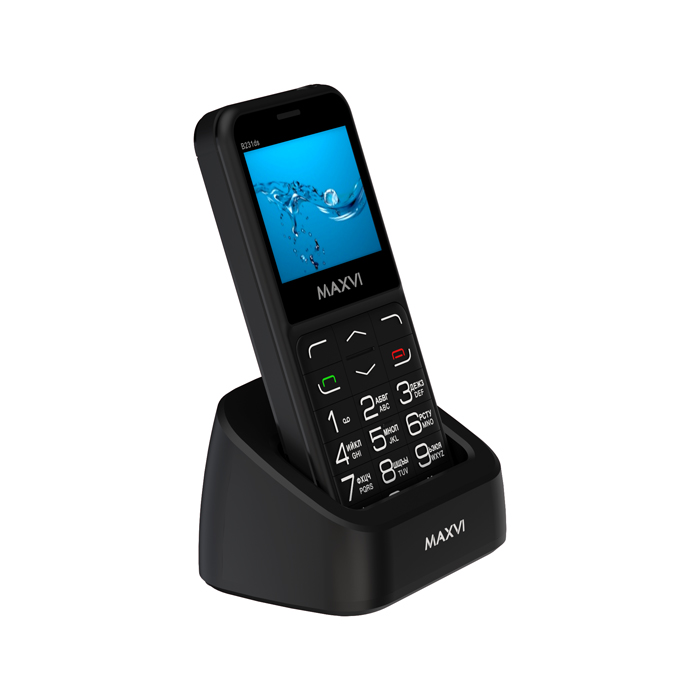 Мобильный телефон MAXVI B231ds, 32 Мб, Черный, Dual mini-SIM детальное изображение - 5