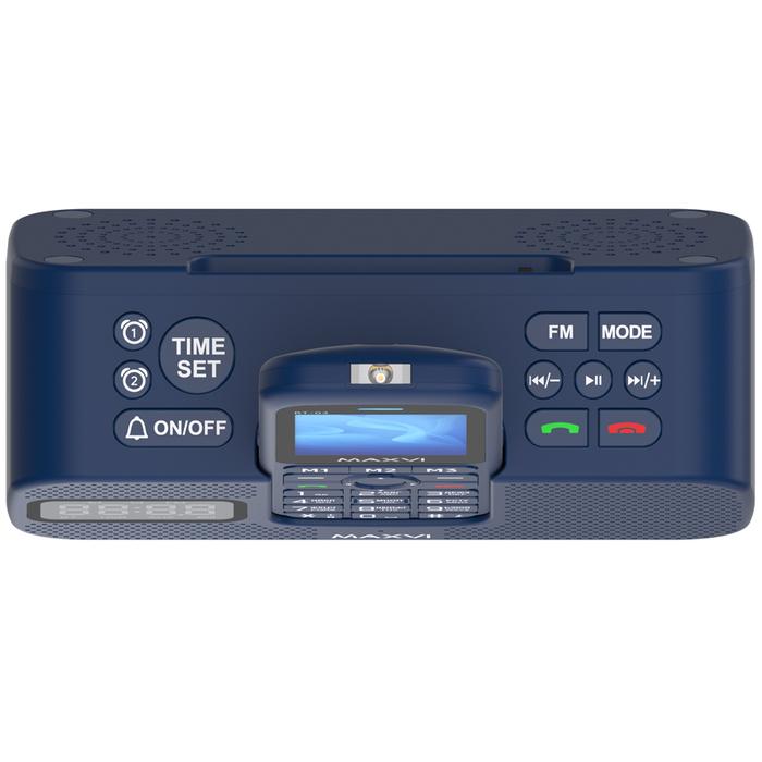 Мобильный телефон MAXVI RT-03 с док-станцией, 32 Мб, Синий, Dual mini-SIM №10