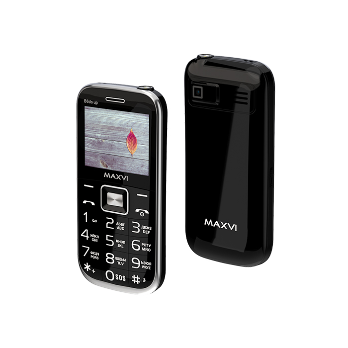Мобильный телефон MAXVI B6ds up, 32 Мб, Черный, Dual mini-SIM детальное изображение - 5