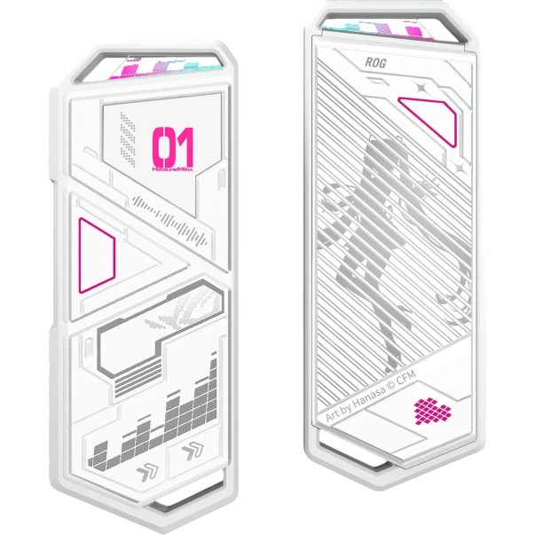 Внешний корпус для SSD M.2 ASUS ROG Strix Arion Hatsune Miku Edition, Белый детальное изображение - 4