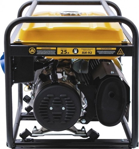 Генератор бензиновый Denzel GE 6900 94637, 5 кВт, Желтый детальное изображение - 4
