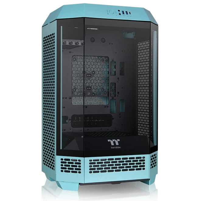 Корпус Thermaltake The Tower 300 Turquoise (CA-1Y4-00SBWN-00), Голубой детальное изображение - 2