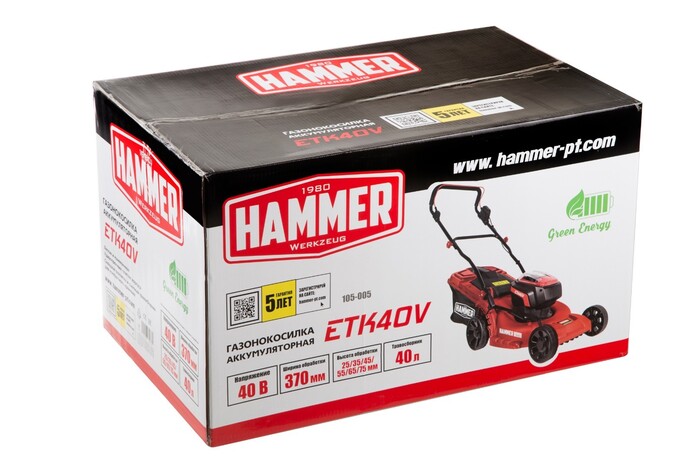Газонокосилка Hammer ETK40V NO KIT №11